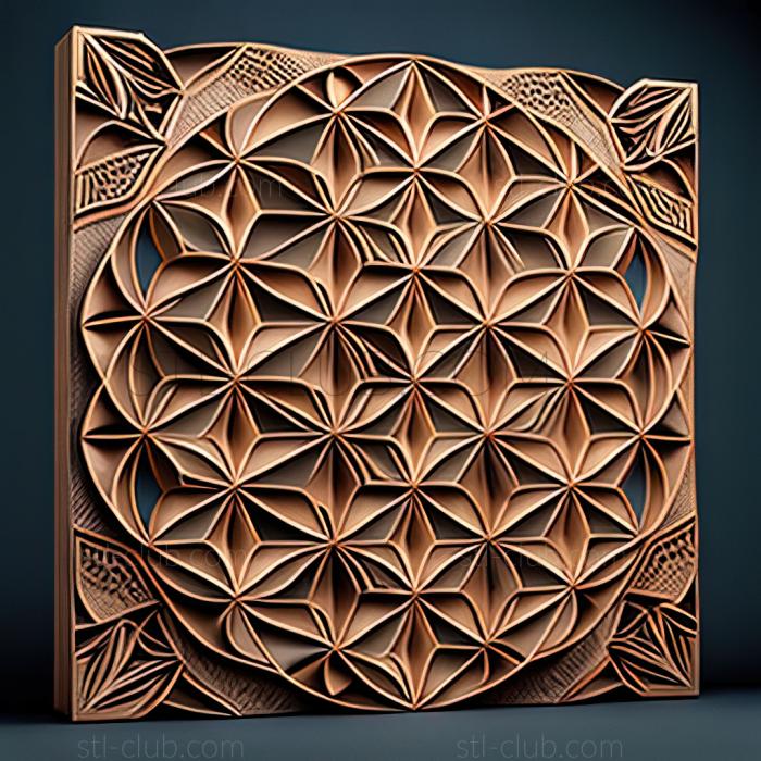 3D model st sacred geometry (STL)